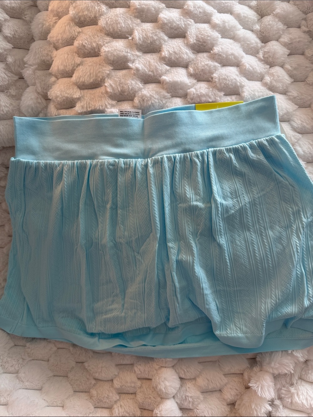 all in motion Light Blue Girls' Skort with Ribbed Waistband